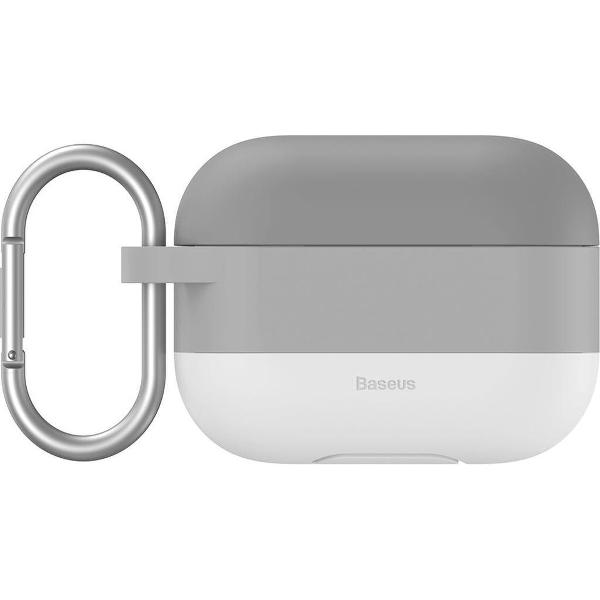 Premium Silica Gel Beschermhoesje AirPods Pro - AirPods Pro Case - AirPods Pro Hoesje + Metalen Haakje