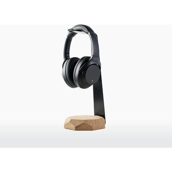 Oakywood 2-in-1 Koptelefoonhouder & Oplader - Eikenhout