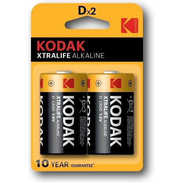 Kodak KDXLR20PB2 Wegwerpbatterij D Alkaline