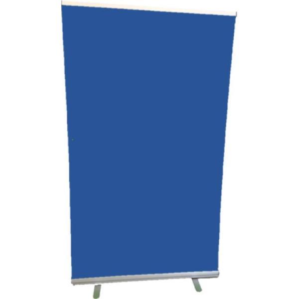 Bluescreen 120cm x 200cm ultra wide + draagtas (Roll-up banner) blue screen