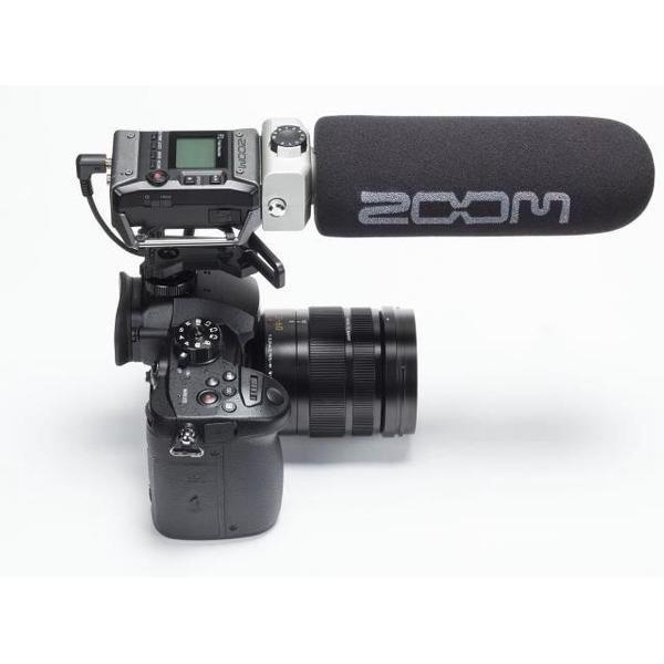 Zoom F1-SP 2-sporen digitale recorder (1 stereospoor) - ZOOM-connectorpoort en microfoon / lijningang 3
