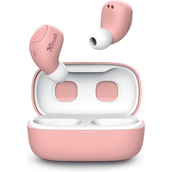 Trust Nika Compact – Volledig Draadloze Oordopjes – Bluetooth - TWS – Roze