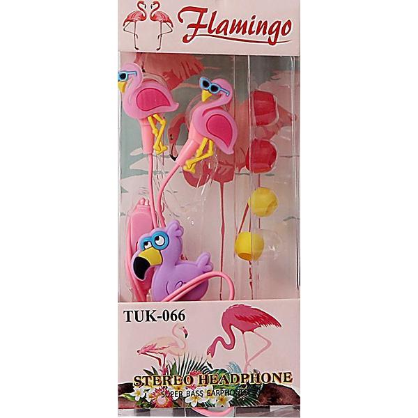 Flamingo Koptelefoon – Oortjes Met Flamingo’s – Earphones -Speciaal Voor Kinderen – Leuk Cadeau – 3 Varianten – Voor Alledaags Gebruik – Roze