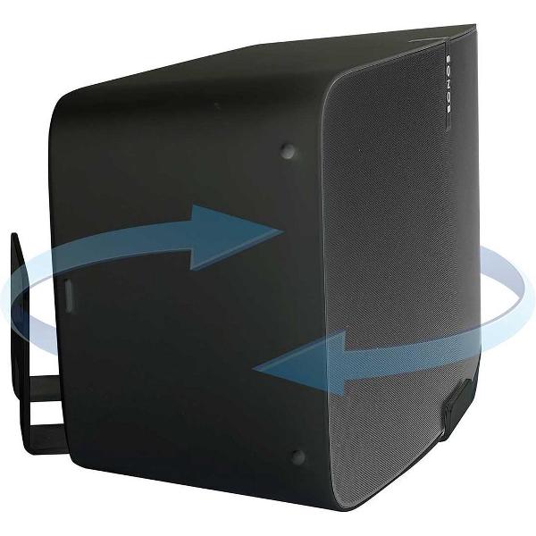 Vebos muurbeugel Sonos Play 5 gen 2 draaibaar zwart