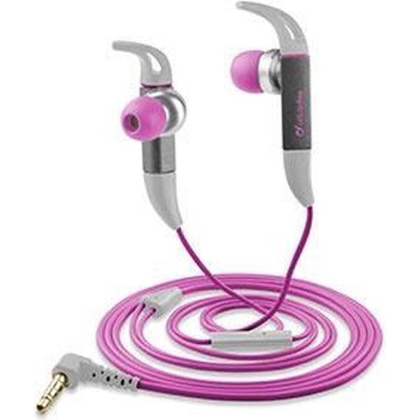 Cellularline KITESPORTP headphones/headset In-ear Grijs, Roze
