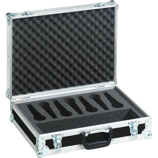 ROADINGER Flightcase voor microfoons - ruimte voor 7 stuks