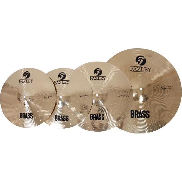 De CYM Brass Kit bestaat uit een 14 inch hihat, een 16 inch crash en een 20 inch ride. Dat is precies wat je nodig hebt voor een basis drumopstelling. Een fraaie bekkenset voor de beginnende drummer. Inclusief bekkentas.
