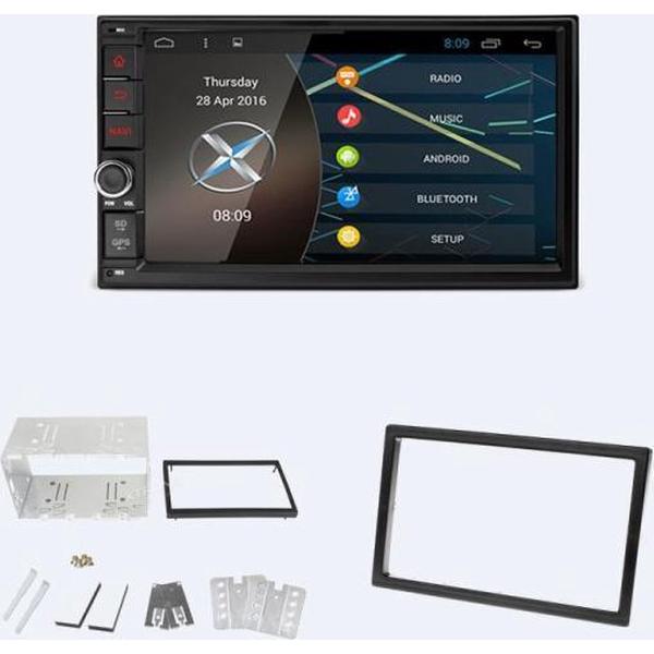 2 DIN Android (DAB) autoradio navigatie Ford Galaxy 2000-2006 en Volkswagen Sharan 2004-2010