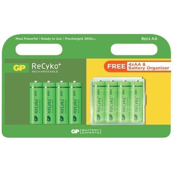 8 Stuks GP AA 2600mAh Oplaadbare Batterijen