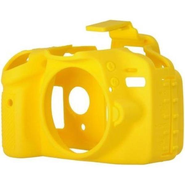 easyCover Silicone cover voor Nikon D3200 geel