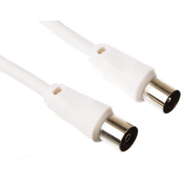 HQ - Coax Kabel - wit - 10 meter