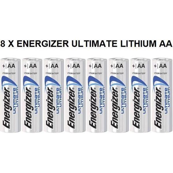 Energizer AA Lithium batterijen - 8 STUKS
