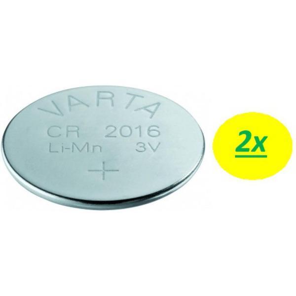 2x Varta Lithium CR2016