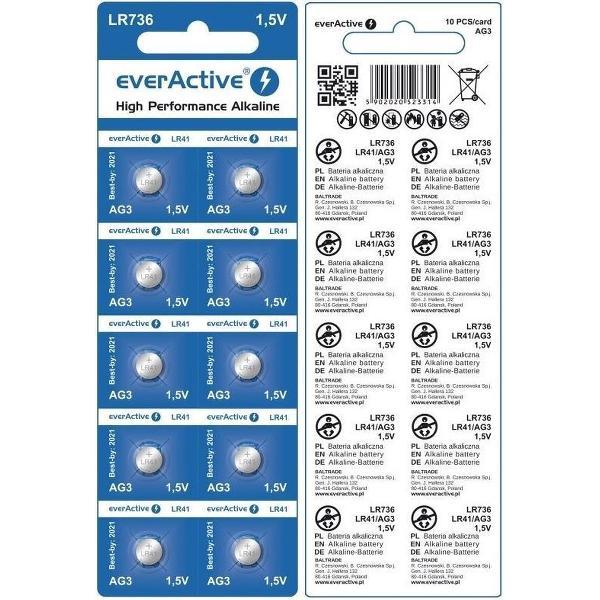 10x in blister everActive AG3 G3 LR736 BL163