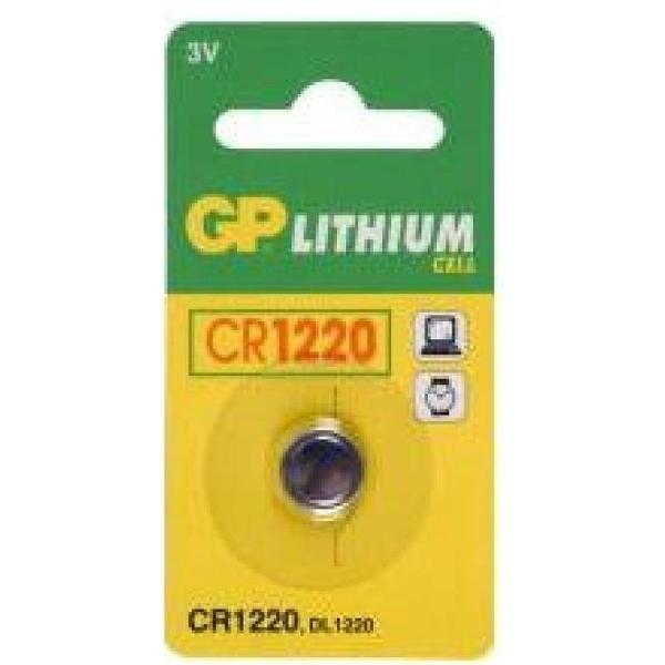 GP knoopcel CR1220 (dl1220) 3V 10 stuks