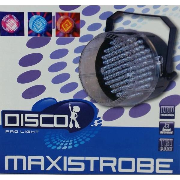 Disco maxistrobe LED met 112 RGB LEDs van 10mm in 3 kleuren | Rood - Groen - Blauw