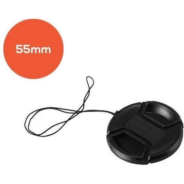 Universele Lens Cap, Lens dop voor Nikon, Canon camera's | 55mm | REBL