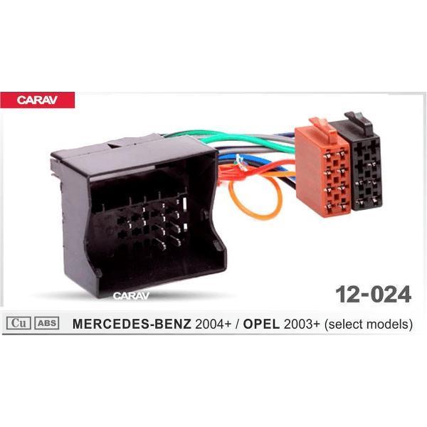 autoradio aansluitstekker mercedes 2004 + opel 2003+ 12-024