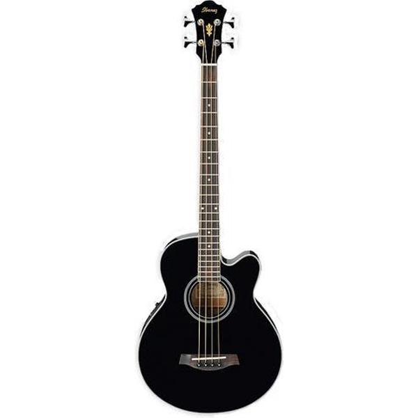 Ibanez AEB8E Black akoestisch-elektrische basgitaar