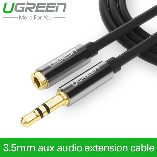Ugreen 10595 3m 3.5mm 3.5mm Zwart audio kabel