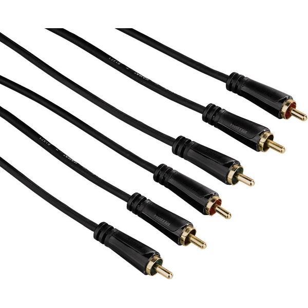 Hama YUV kabel 5.0m 3 ster