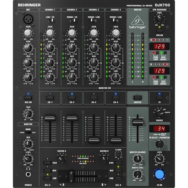 Behringer DJX750 mengpaneel