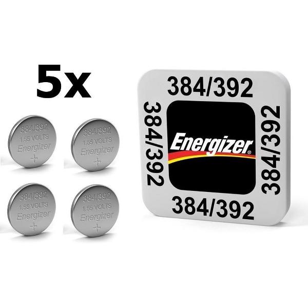 5 Stuks - Energizer 384/392 1.55V knoopcel batterij