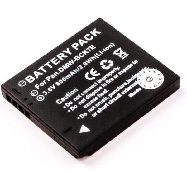 Battery similar PANASONIC DMW-BCK7, Li-ion, 3,6V, 800mAh, 2,9Wh