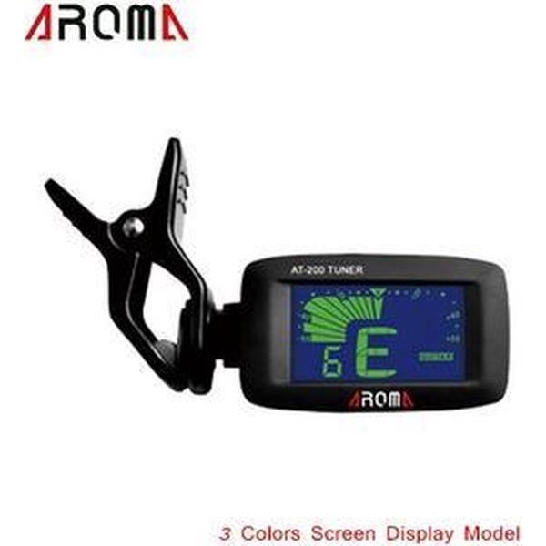 Stemapparaat - Clip-on Tuner voor Gitaar/Basgitaar/Viool/Ukulele