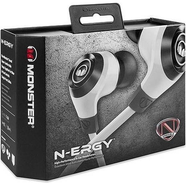 Monster Cable NCredible NErgy Hoofdtelefoons In-ear Wit