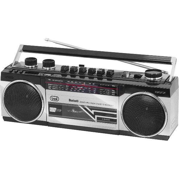 Trevi RR 501 BT radio Persoonlijk Analoog Zwart, Zilver