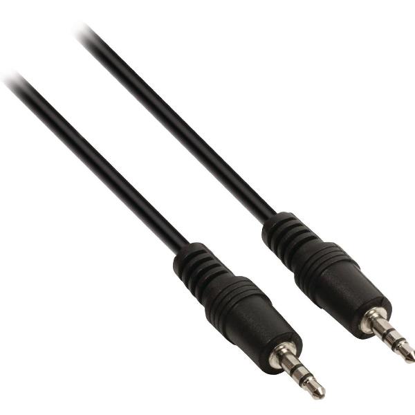 Valueline Jack stereo audiokabel 3,5 mm mannelijk - 3,5 mm mannelijk 5,00 m zwart