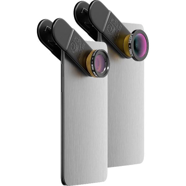 Black Eye 3 in 1 - Wide Angle/Macro + Fish Eye - iPhone lens - Telefooncamera