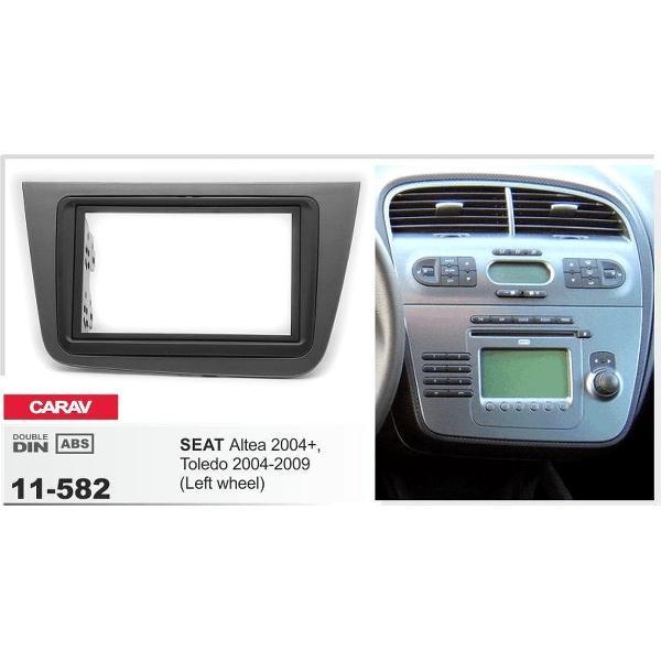 2-DIN SEAT Altea 2004+, Toledo 2004-2009 (Left wheel) inbouwpaneel inbouwframe voor autoradio