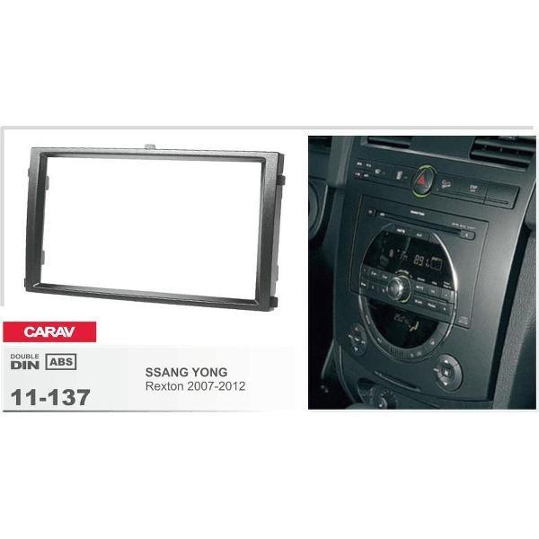 2-DIN SSANG YONG Rexton 2007-2012 inbouwpaneel Audiovolt 11-137