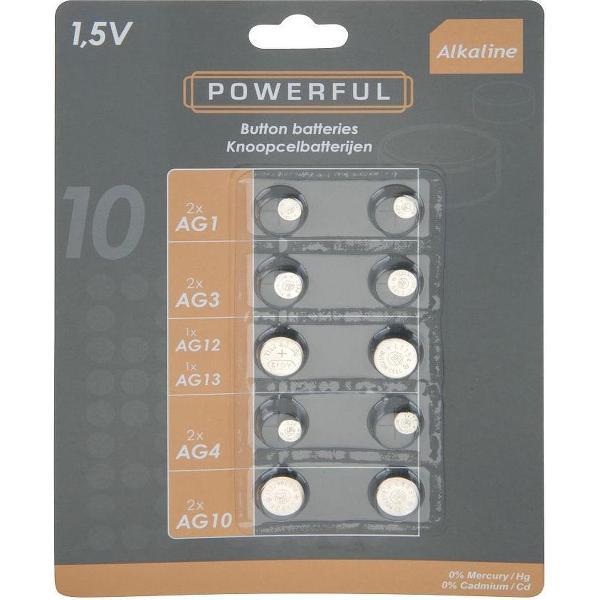 Batterijen knoopcel 10dlg.