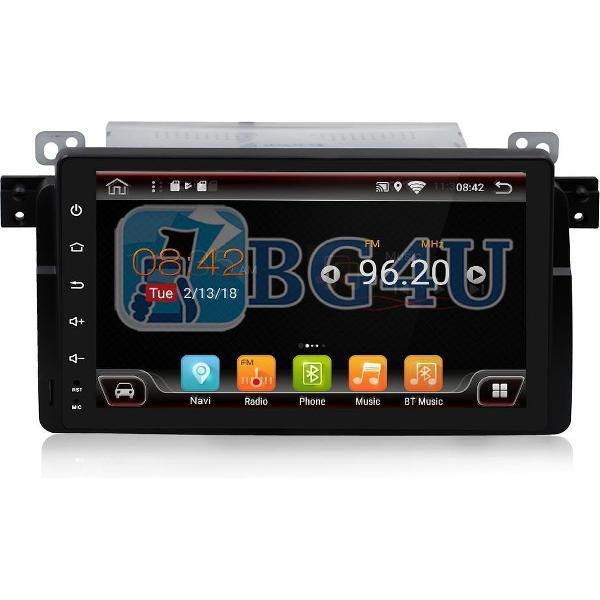 Navigatie radio BMW E46 3 serie, Android OS, 9 inch scherm, GPS, Wifi, Mirror link, DAB+,