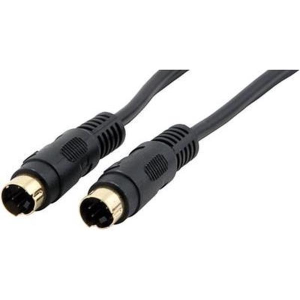 DELTACO AV-5, S-Video (4-pin) S-Video (4-pin) Zwart S-videokabel, 5m