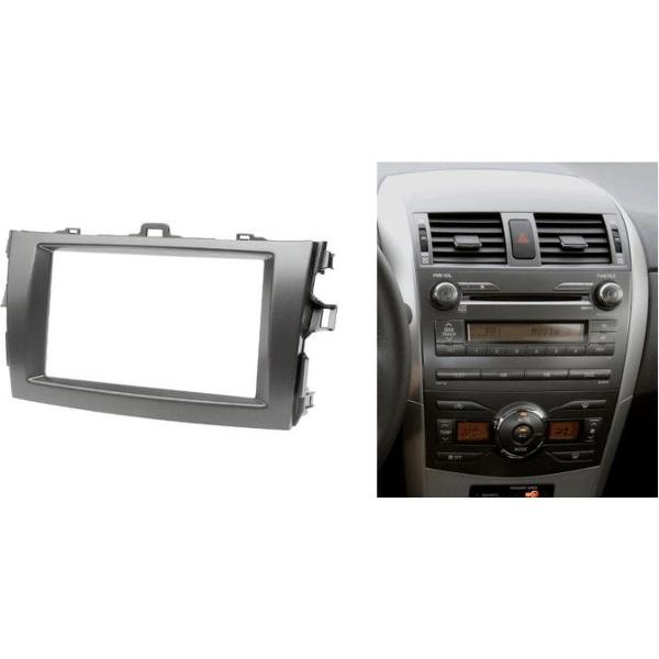 2-DIN TOYOTA Corolla 2007-2013 (Dark Grey) frame Audiovolt 08-003