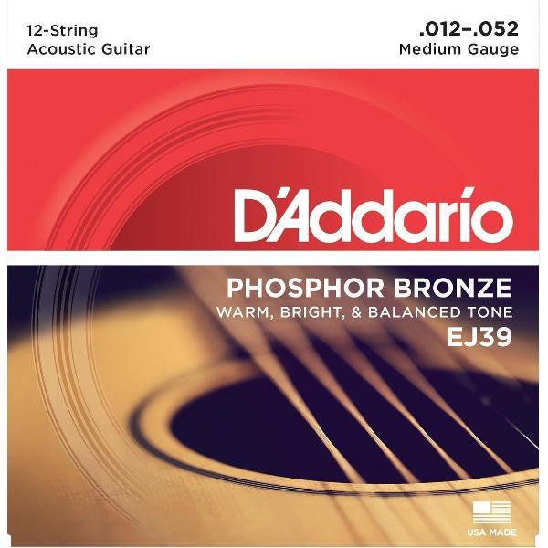 A-Git.snaren 12-52 12-String EJ39 Phosphor Bronze