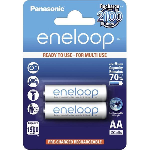 Sanyo BK-3MCCE/2BE household battery Rechargeable battery Nikkel-Metaalhydride (NiMH)