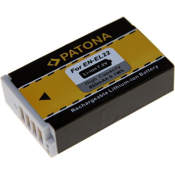 EN-EL22 ENEL22 Patona (A-Merk) batterij/accu voor NIKON