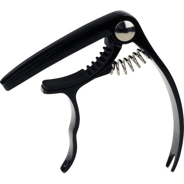 Gitaar Capo lichtgewicht Zink Alloy - voor gitaren met stalen snaren – zwart