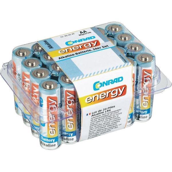 AA-batterijen penlite 24 stuks Conrad Energy 650640