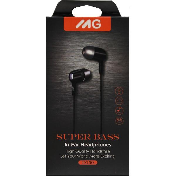 MG In-ear koptelefoon D150- ZWART