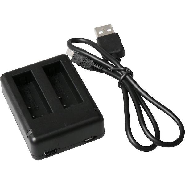 BC-AZ16 Digitale Camera USB Dual batterijen Lader voor Xiaomi Xiaoyi II 4K