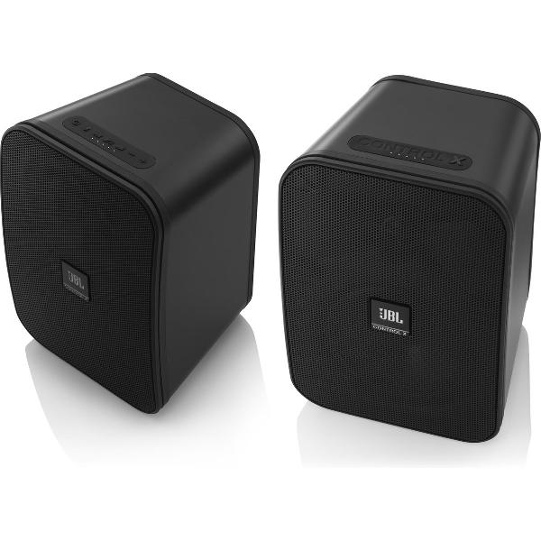 JBL Control X Wireless - Actieve Boekenplankspeaker met Bluetooth - 2 stuks - Zwart