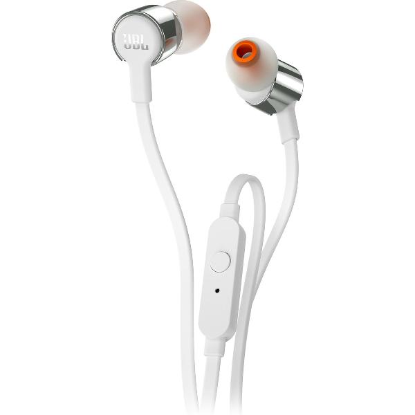 JBL T210 - In-ear oordopjes - Zilver