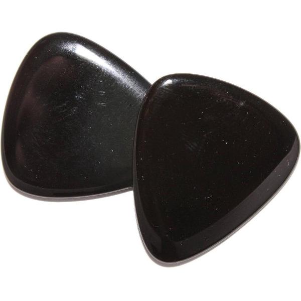 Zwarte Agaat plectrum 3.00 mm