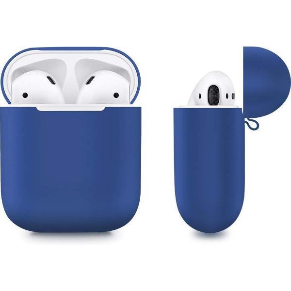 Silicone Case Geschikt voor Apple AirPods - Blauw